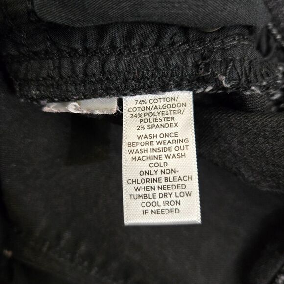 Ann Taylor LOFT Women 30/10 Black Modern Skinny Mid Rise Jeans - Picture 8 of 12